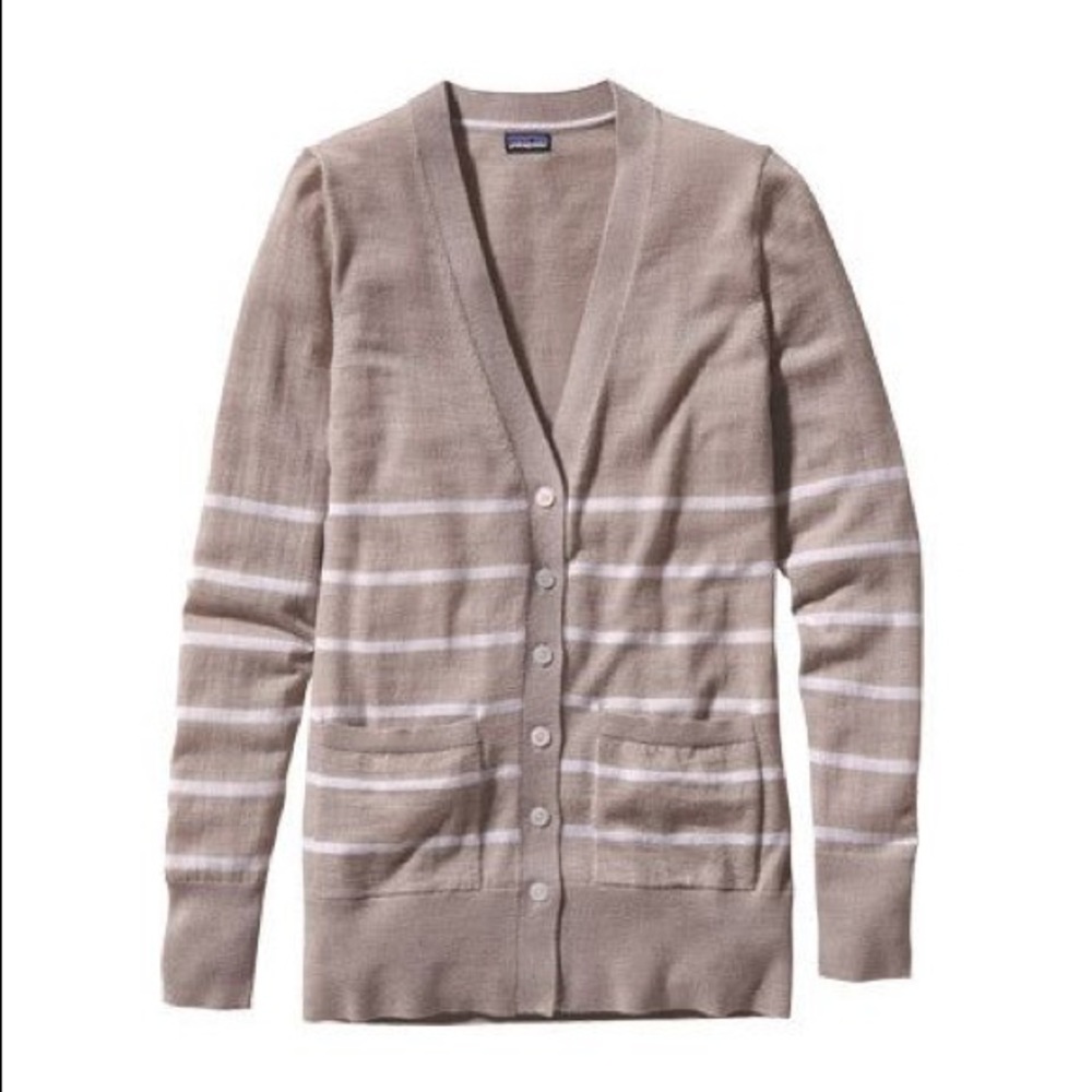 Patagonia Lightweight Merino Wool Cafe Wide Stripe